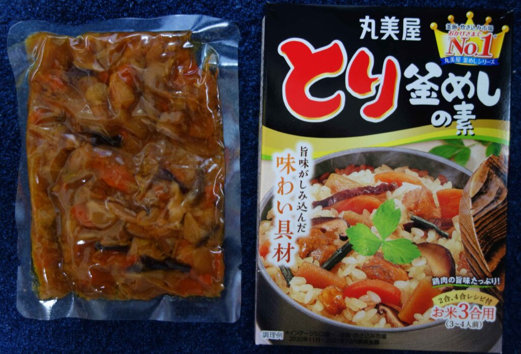 丸美屋とり釜めしの素と釜めしの具