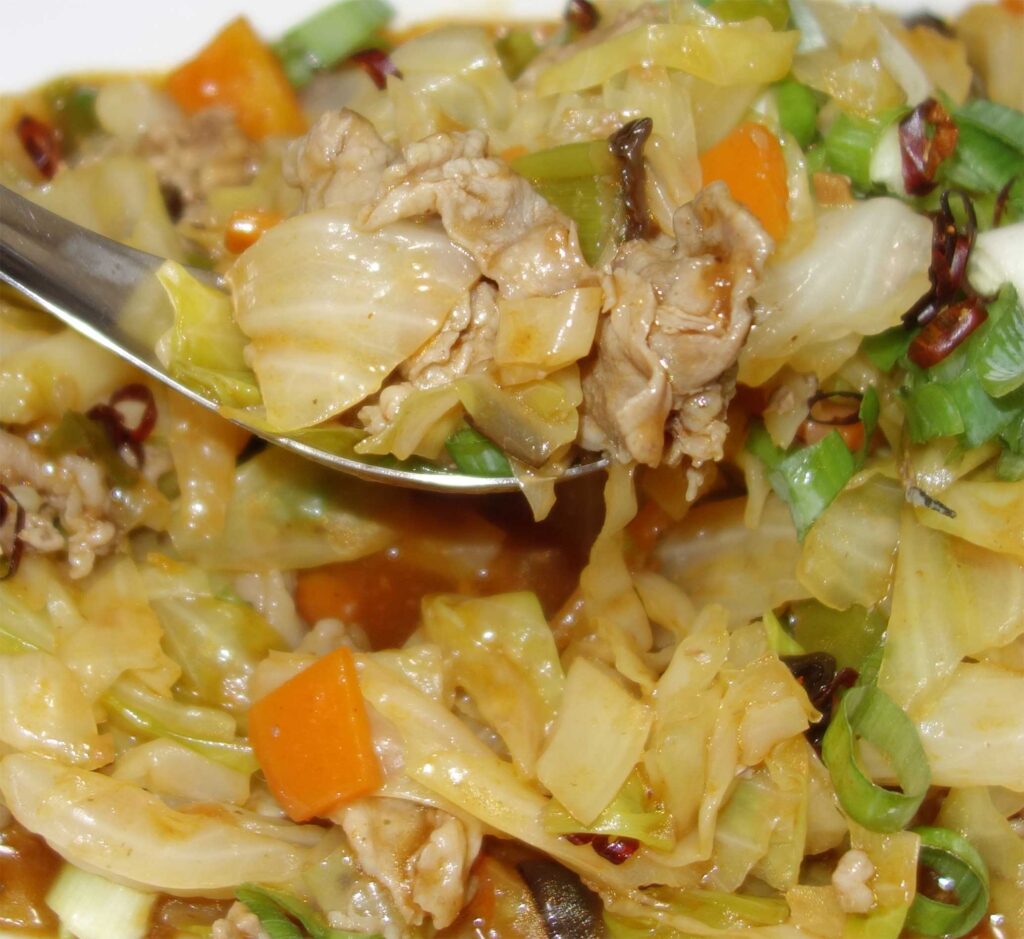 豚肉とキャベツの炒め物