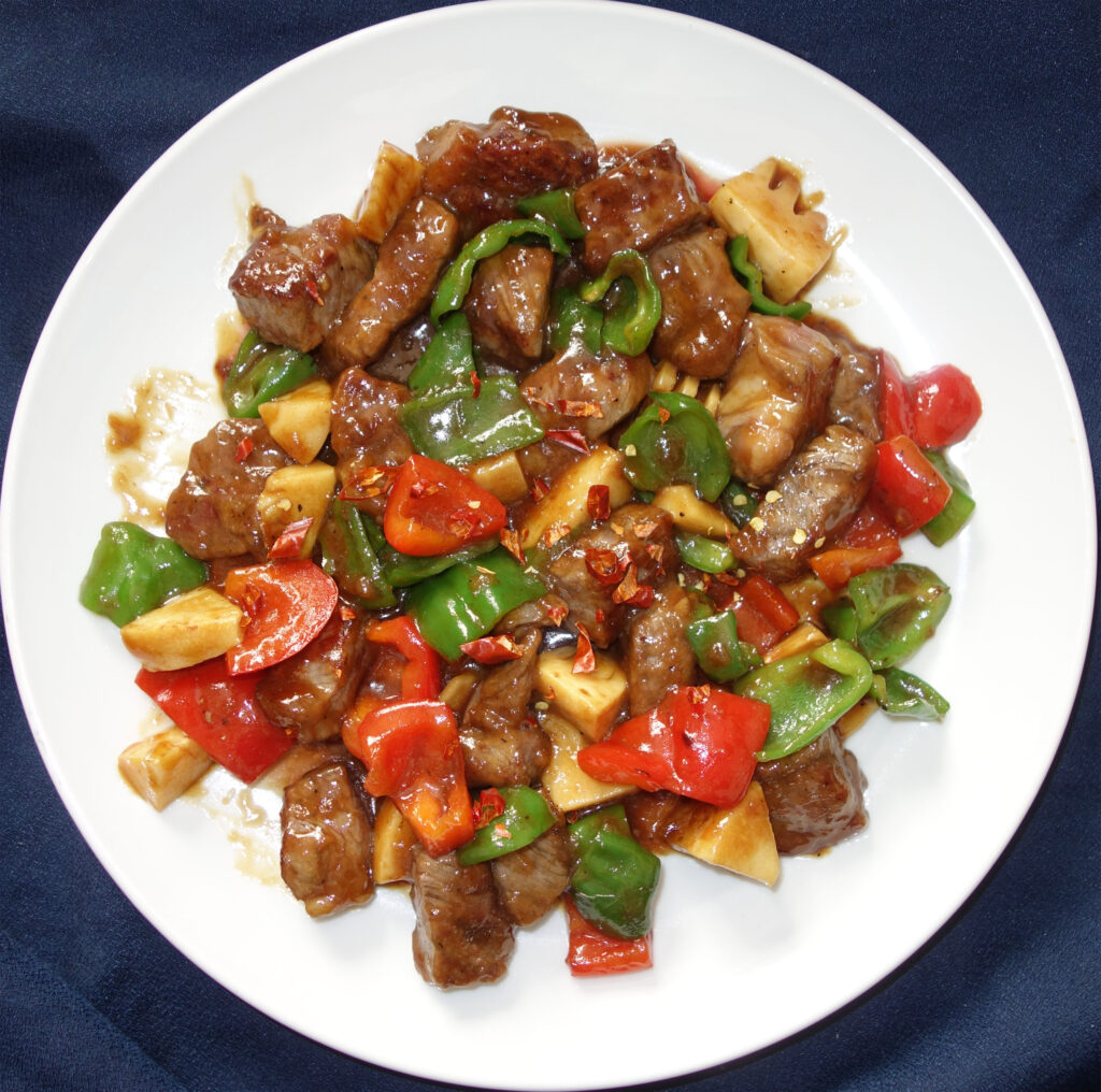 牛肉とピーマンの炒め物