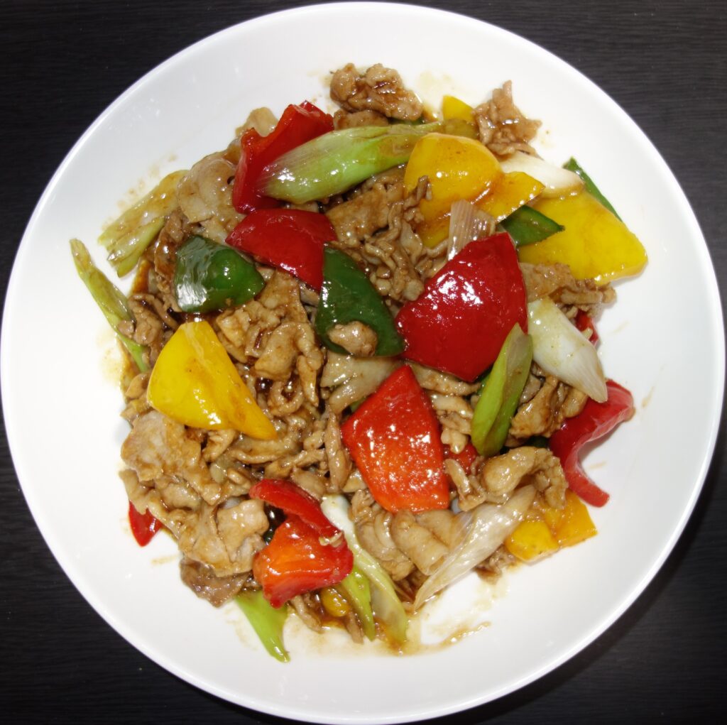 ピーマンと豚肉の炒め物