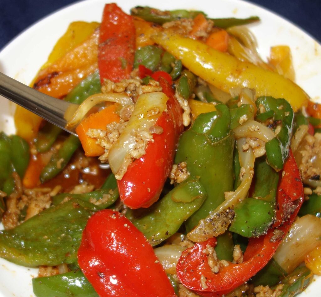 ピーマンと肉の炒め物
