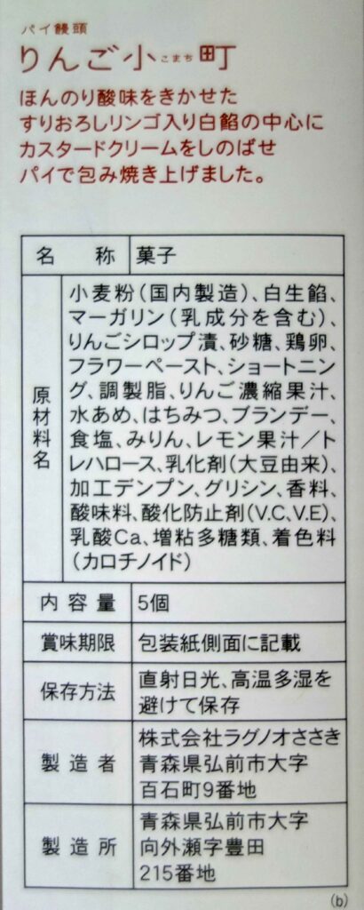 りんご小町の商品情報