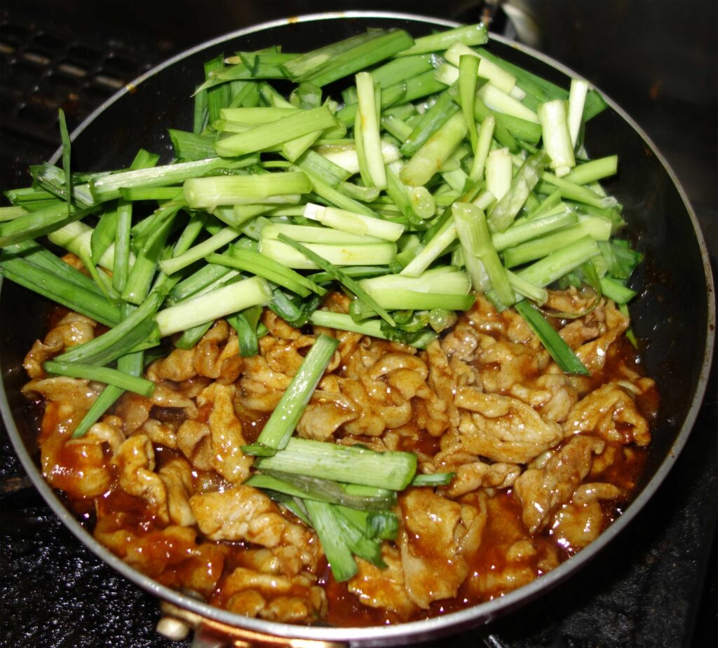 豚肉とニラ炒め