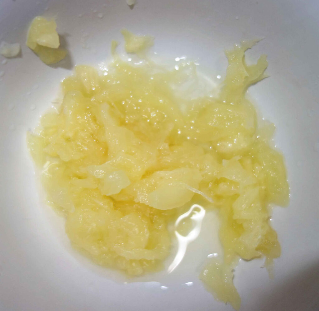 すりおろしたじゃがいも