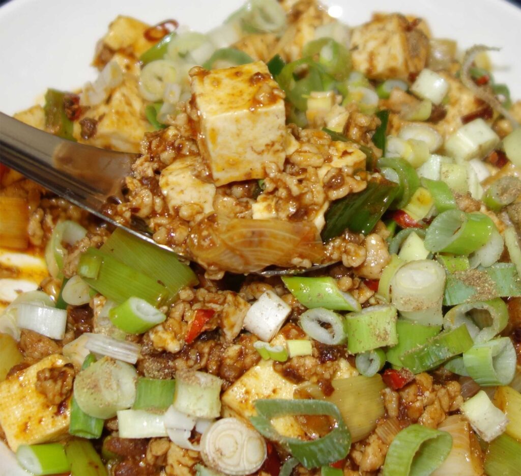 麻婆豆腐の実食