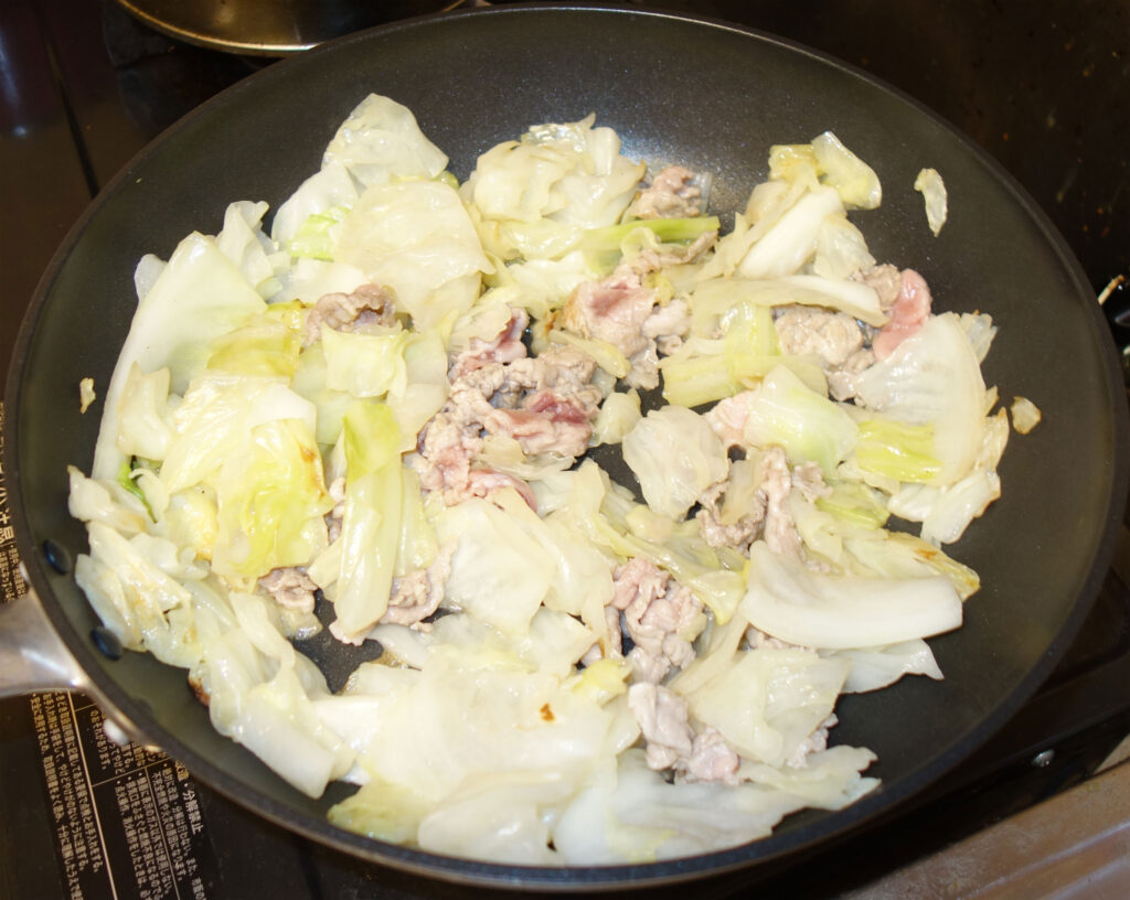 豚肉とキャベツの炒め物