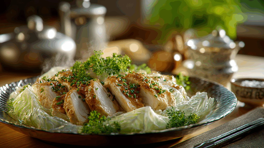 チキンソテーおやじ味噌