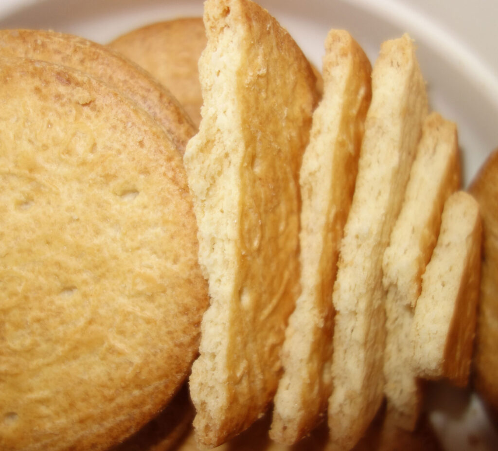 丸くて薄いクッキー