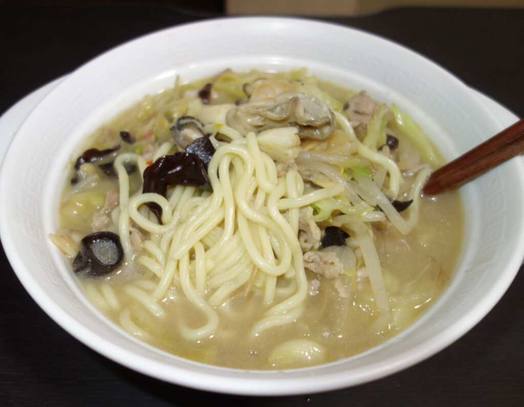 皿に入った長崎ちゃんぽん