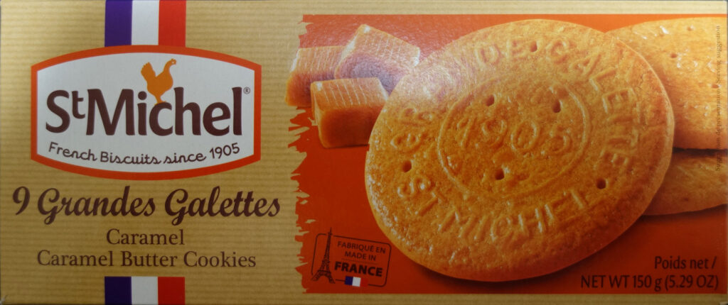 サンミシェル 焦がしバタークッキーの箱