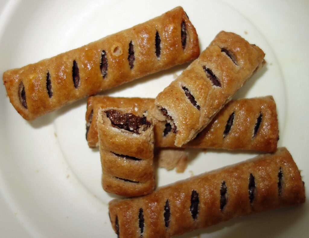 チョコレートが入った焼き菓子