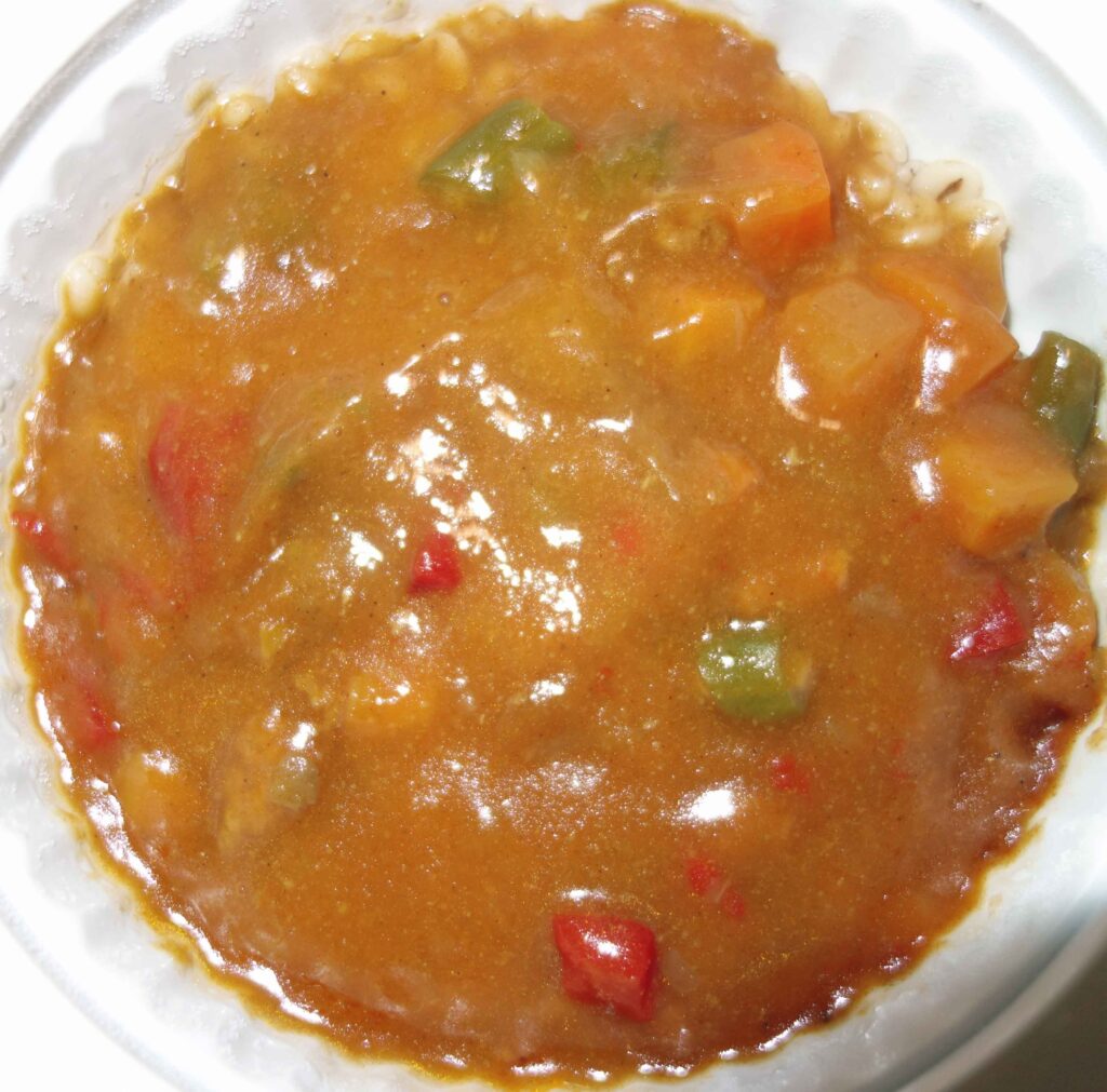 野菜が入ったカレーライス