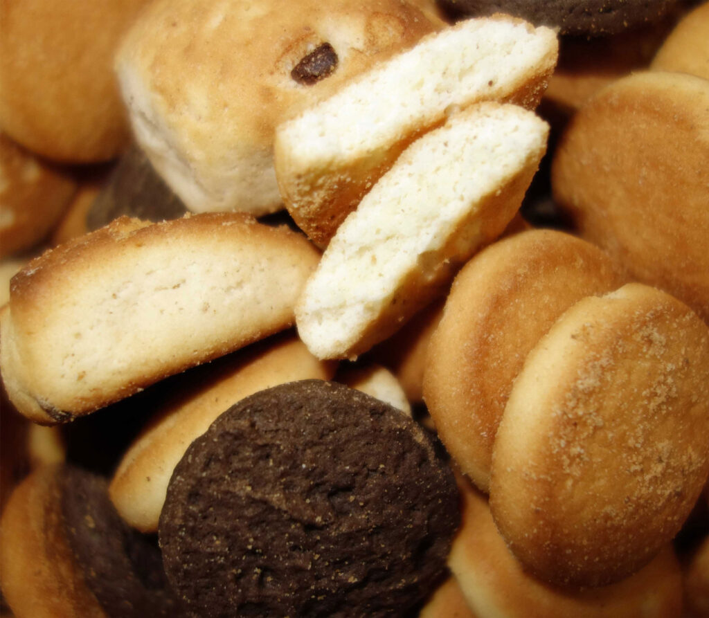 色々な種類のクッキー