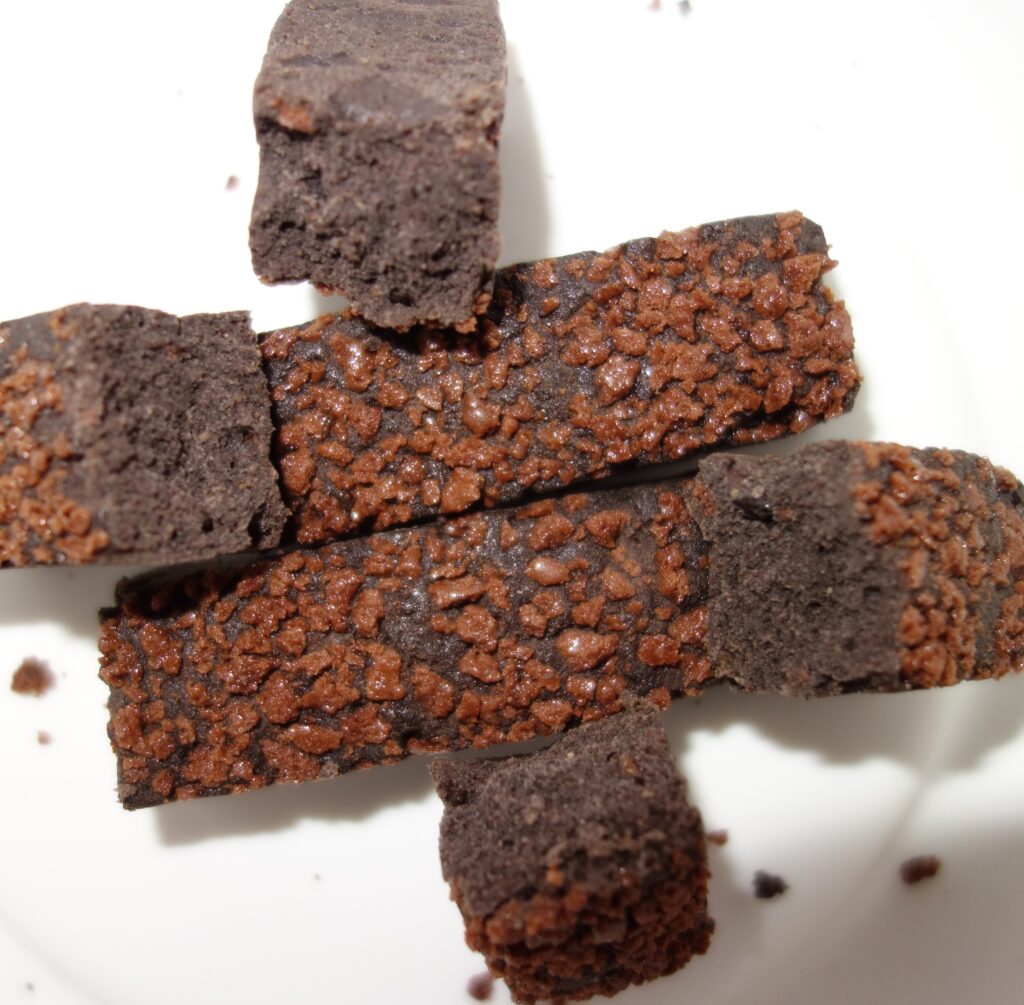 ブラックカカオのクローズアップ写真