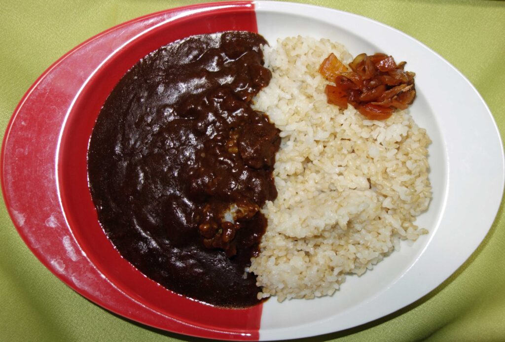 カレーライスと福神漬け