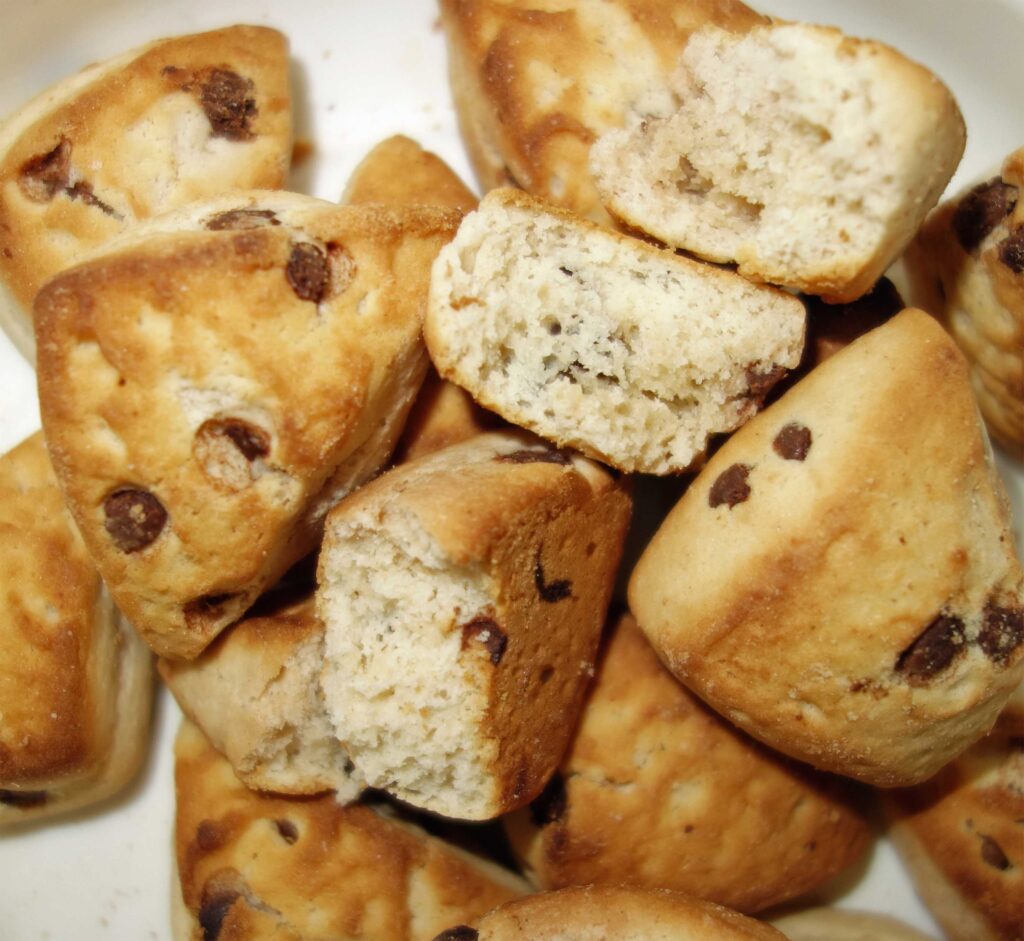 チョコチップスコーンの拡大写真