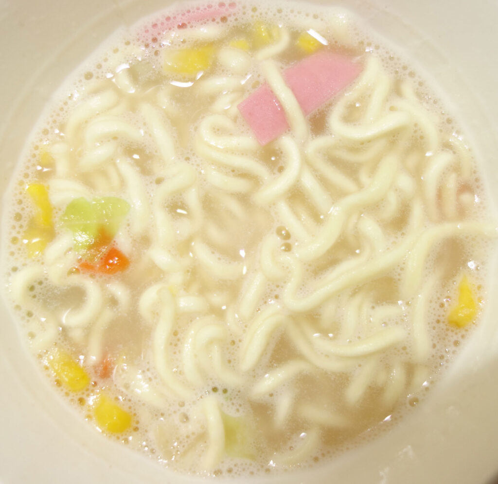 カップちゃんぽんのアップ写真