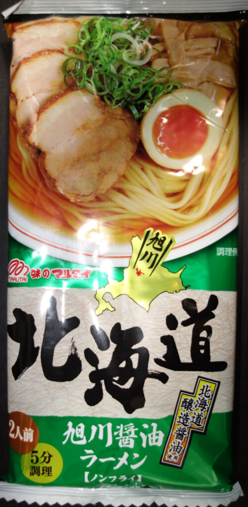 マルタイ 旭川醤油ラーメン パッケージ
