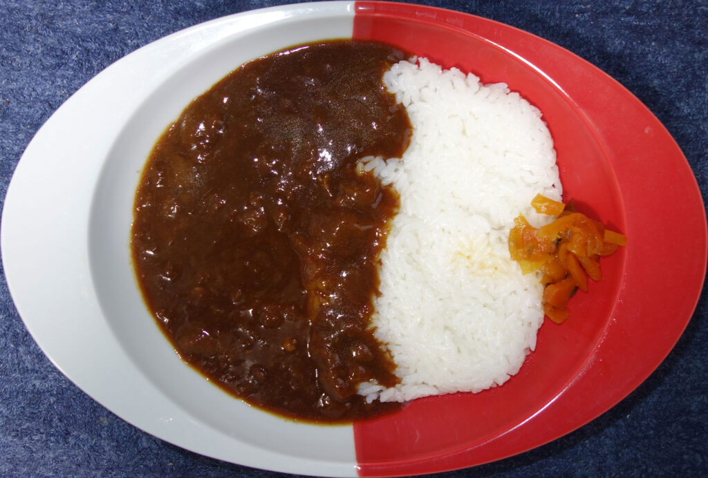 カレーライスと福神漬け