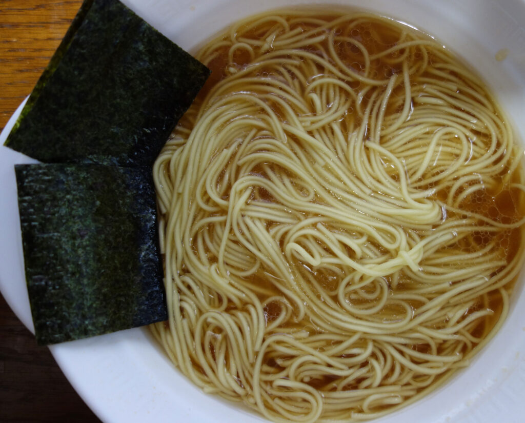 ラーメンと海苔