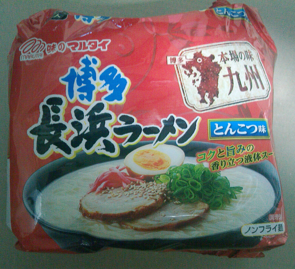 マルタイ博多長浜ラーメンとんこつ味パッケージ