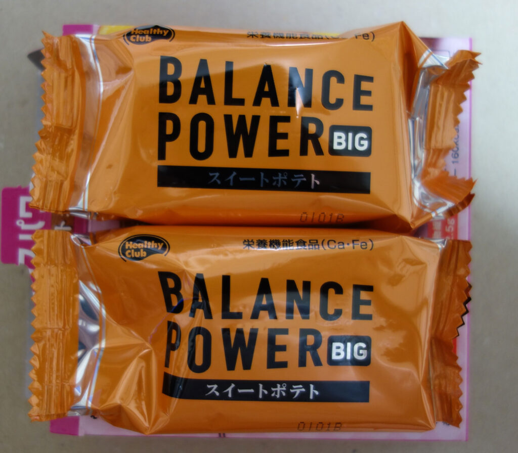 バランスパワービッグ スイートポテト味の栄養補助食品