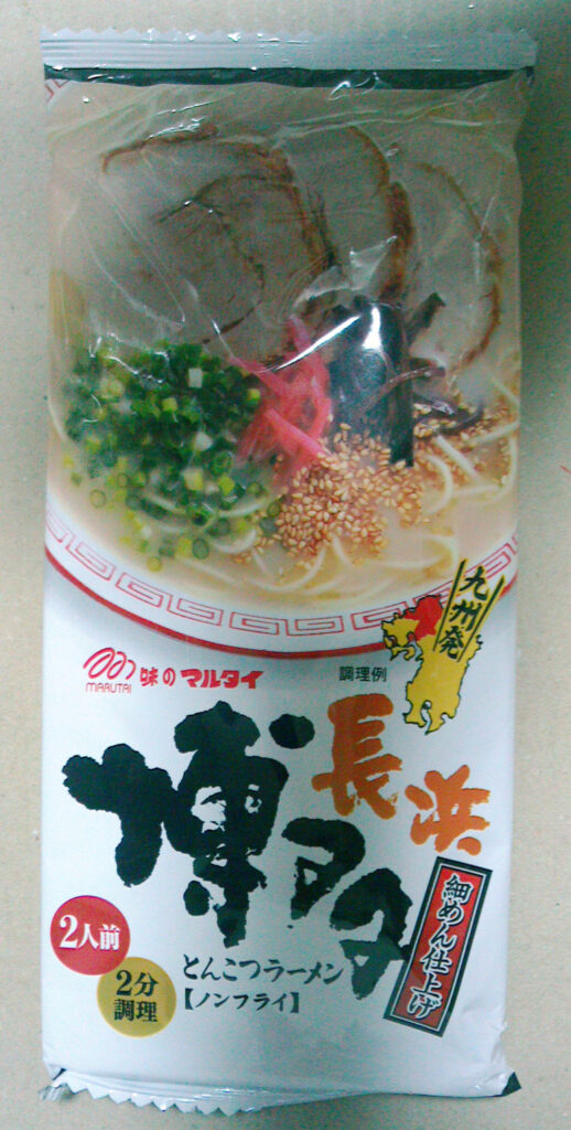 マルタイ長浜ラーメンの袋
